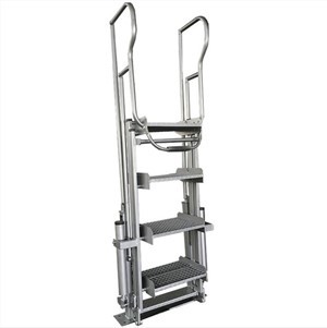 Saugios prieigos sulankstomi laiptai geležinkelio tanklaiviams