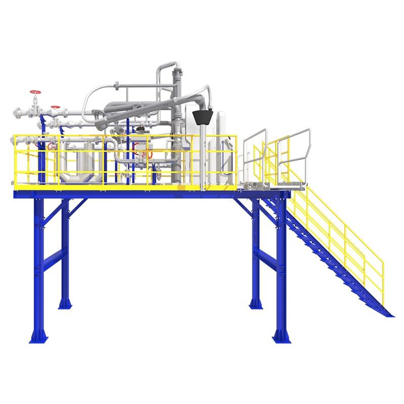 Šilumos sekimo dugno pakrovimo matavimo skid
