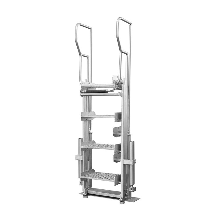 Sulankstomi laiptai pakrovimo įrenginiui
